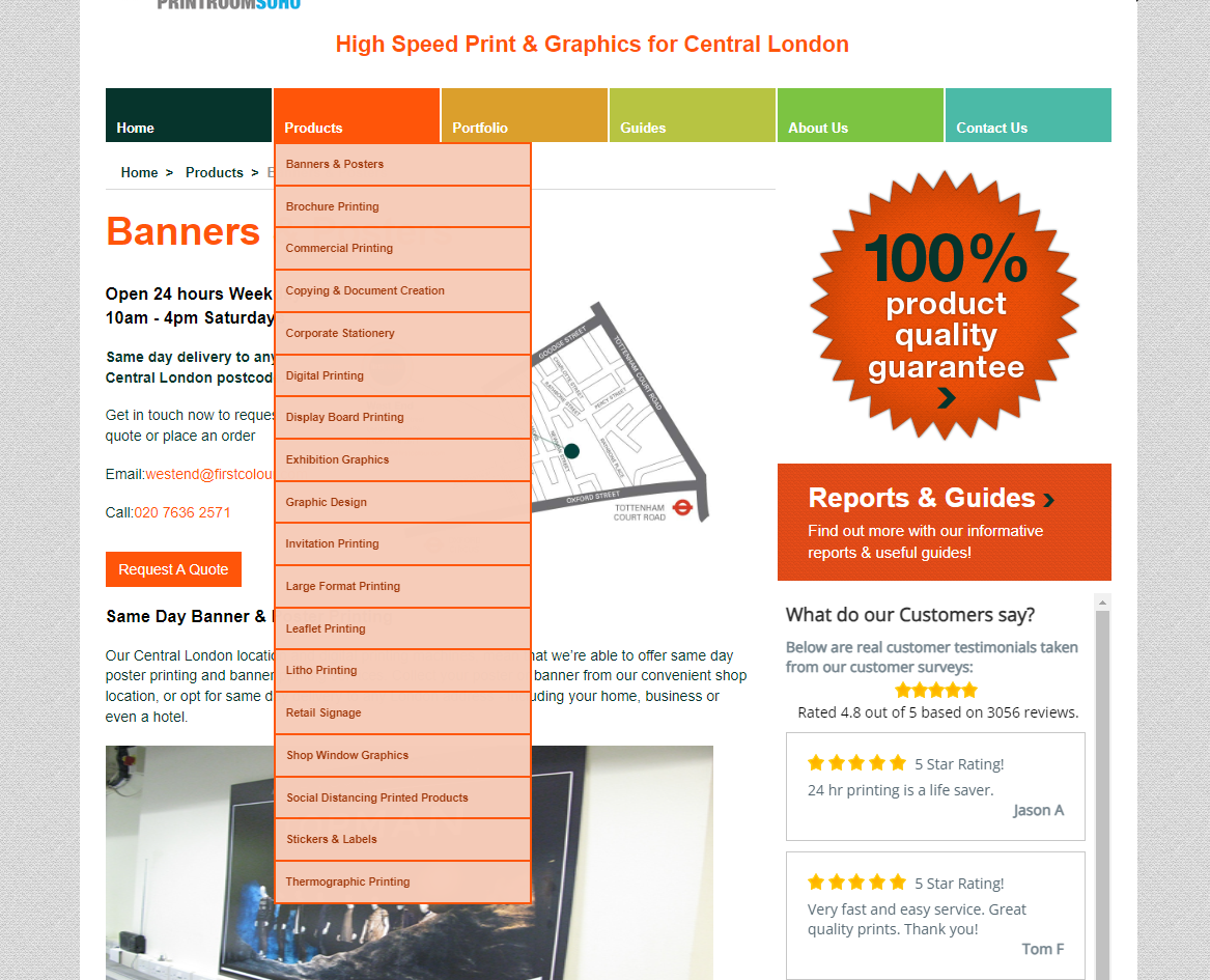 Example first website/ Home page